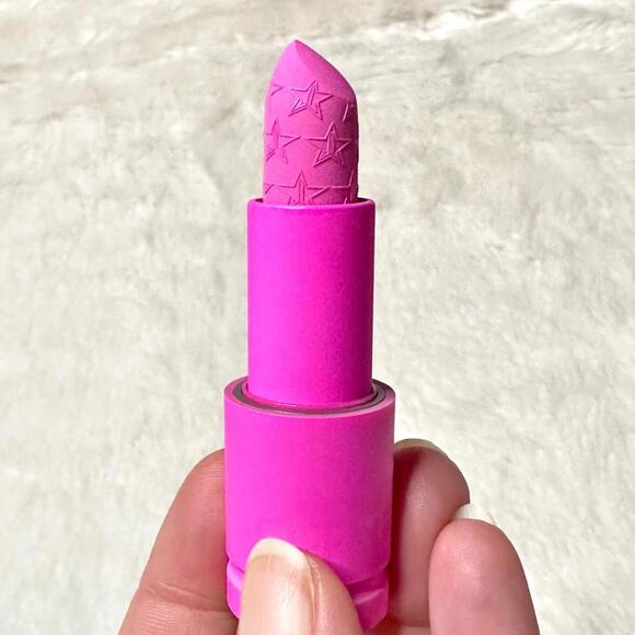 NIB Jeffree Star Pink Messiah Velvet Trap Lipstick Full Size 4g - Picture 4 of 10